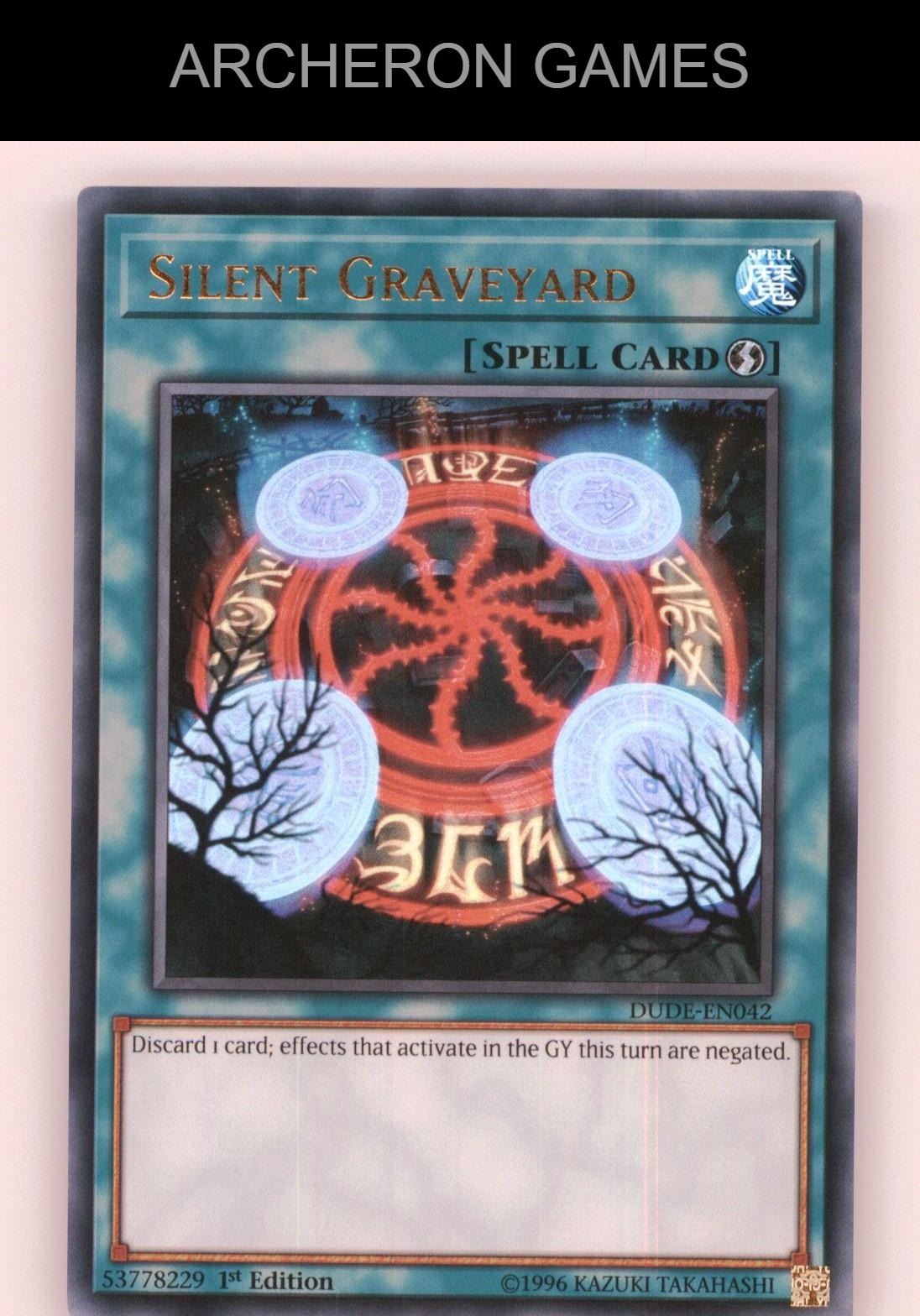 Silent Graveyard Ultra Rare YUGIOH Card