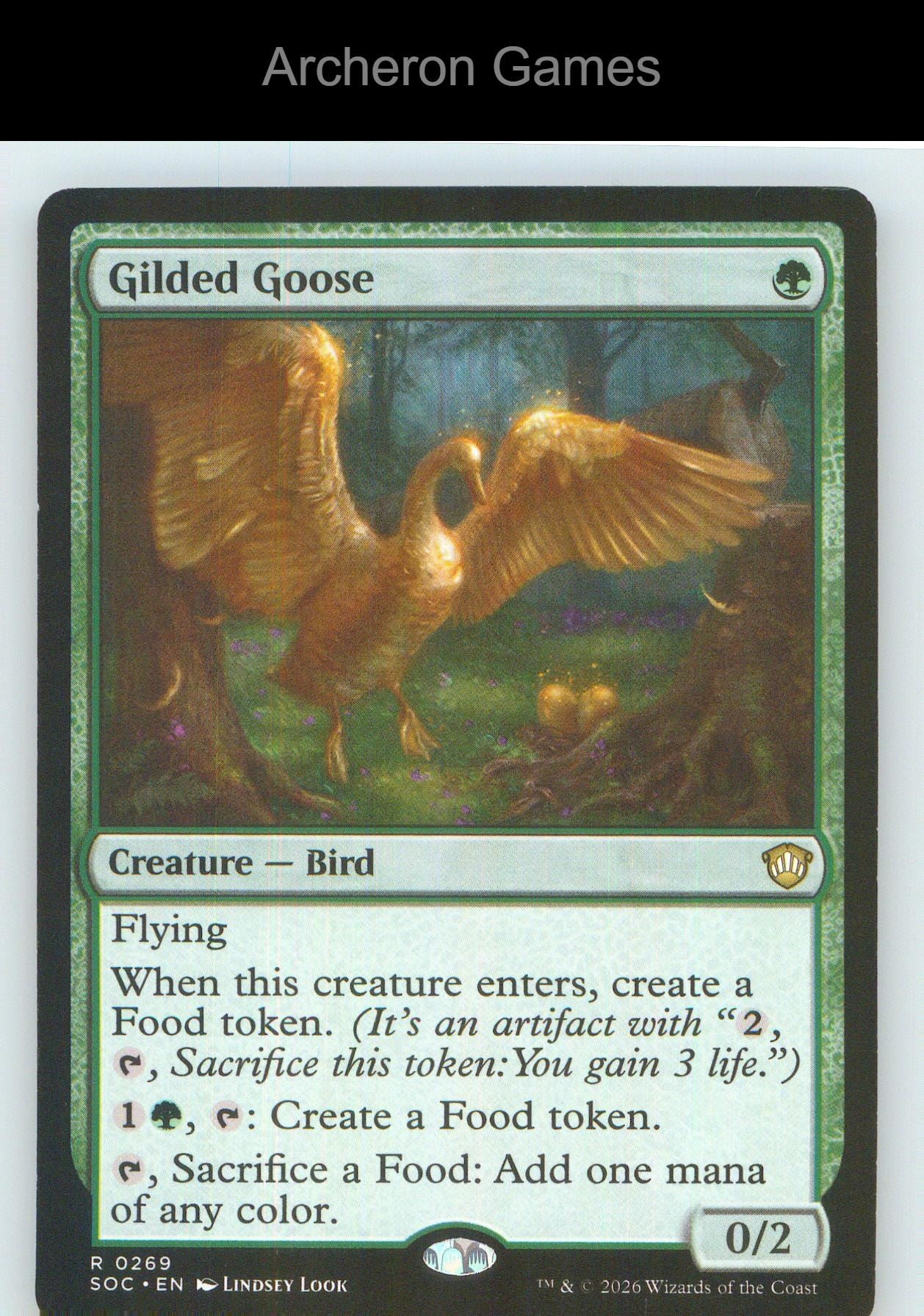 Gilded Goose SOC 269 R MTG Card NM/EX+