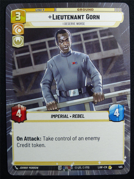 Lieutenant Gorn 485 Hyperspace - Star Wars Unlimited Card #4WF