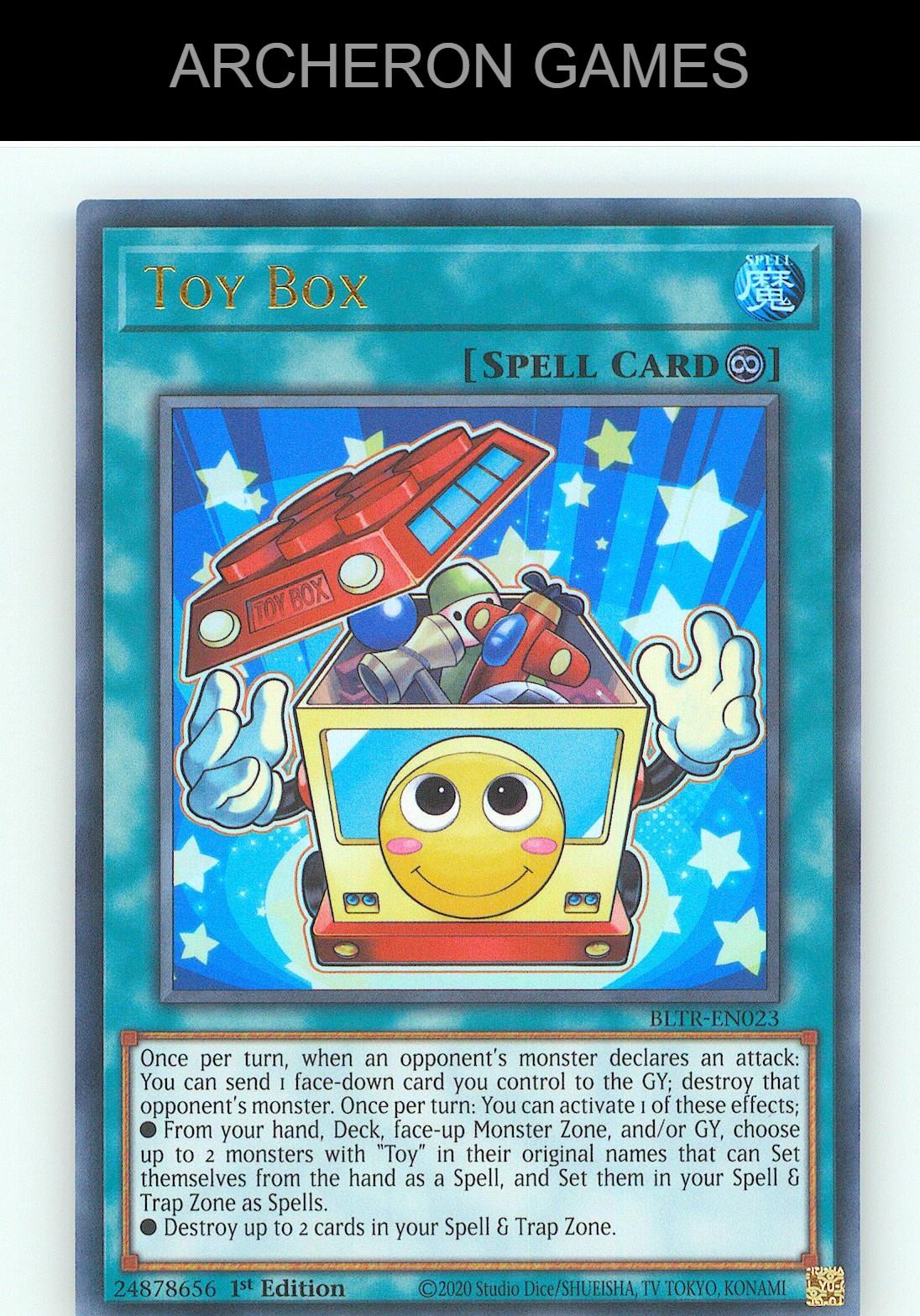 Toy Box UR YUGIOH Card 1st Edition