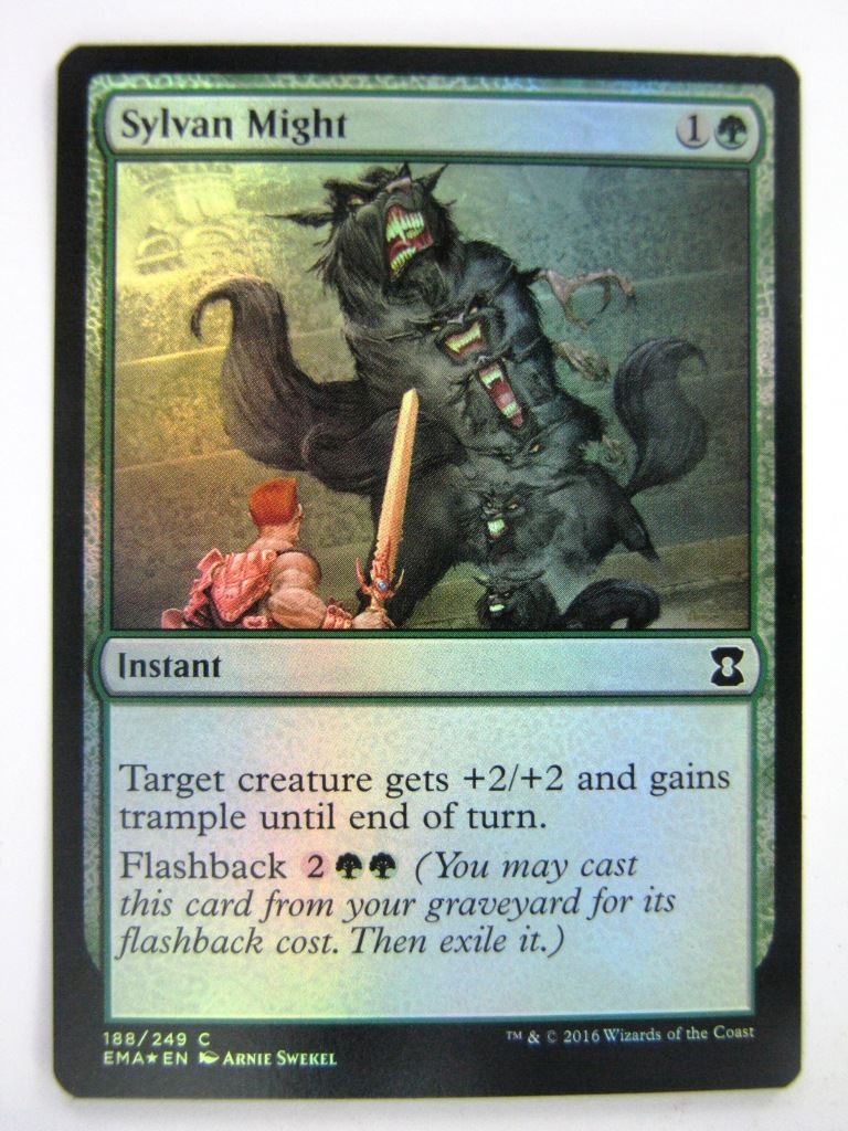 MTG Magic Cards: Eternal Masters: SYLVAN MIGHT FOIL # 12B31