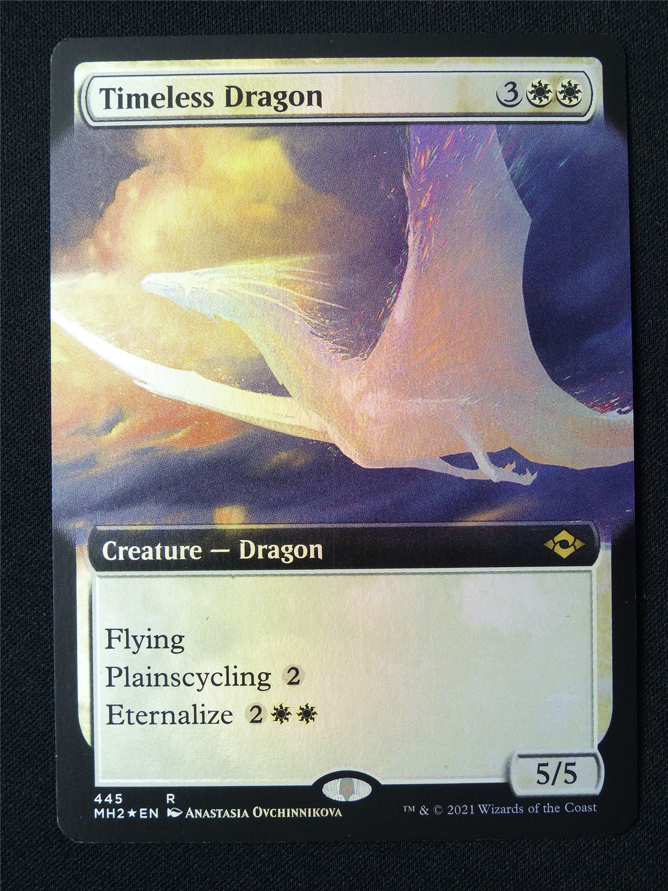 Timeless Dragon Extended Foil - MH2 - Mtg Card #33U