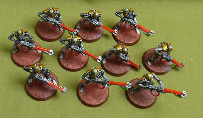Necron Warriors painted - Necrons - Warhammer 40K #2D2