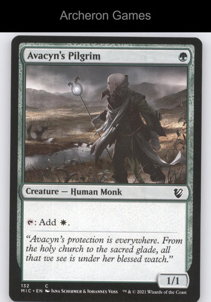 Avacyn's Pilgrim 132 C MTG Card Commander: Innistrad: Midnight Hunt