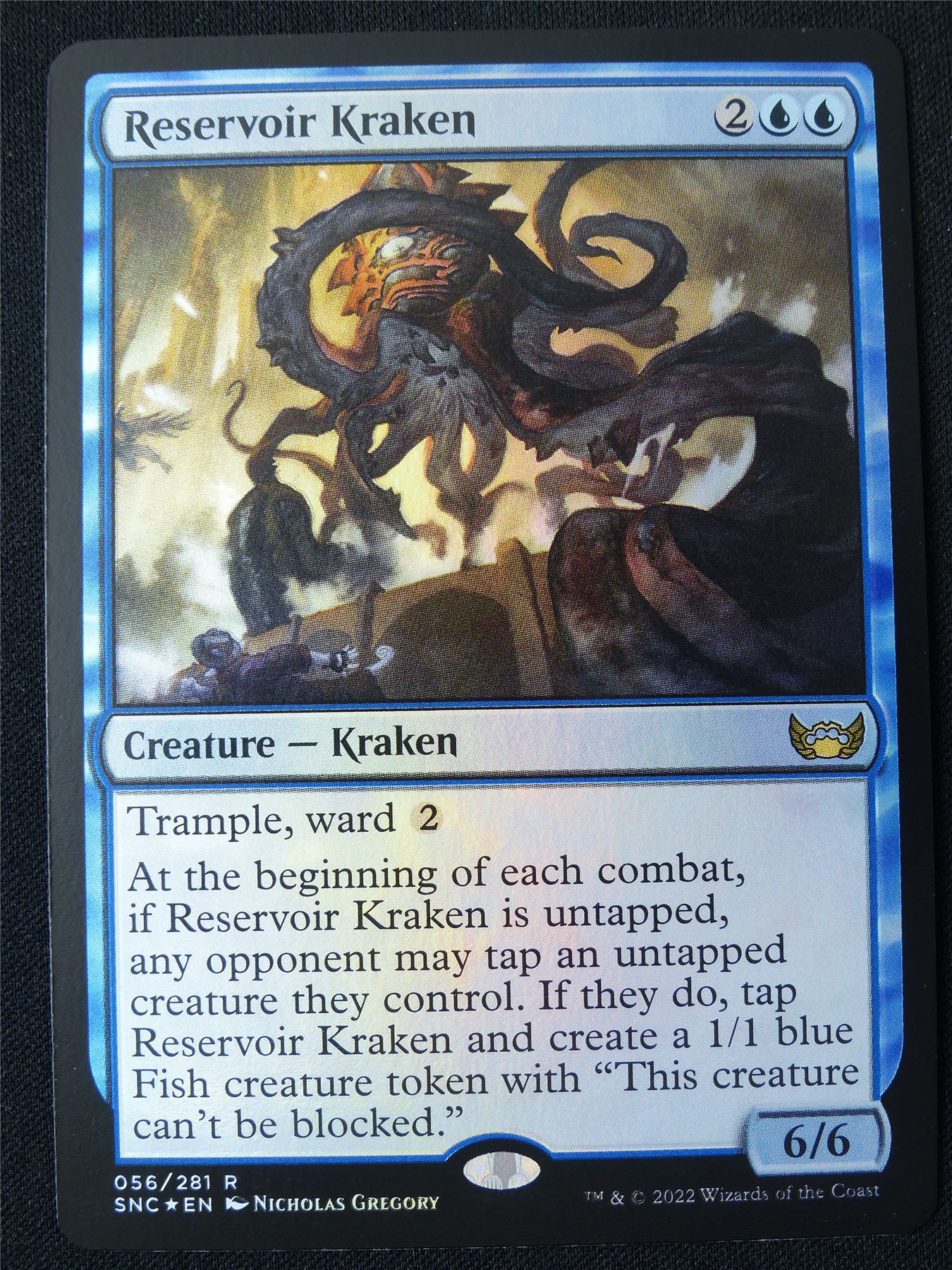 Reservoir Kraken Foil - SNC - Mtg Card #29L