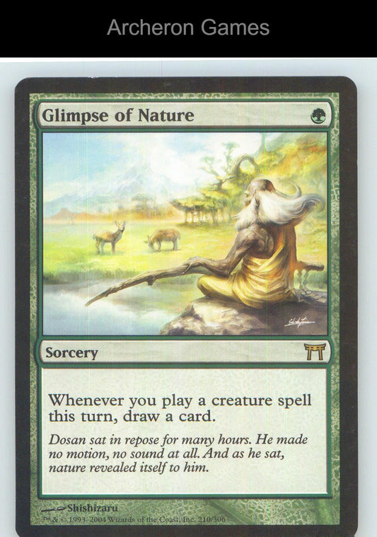 Glimpse of Nature CHK 210 R MTG Card NM/EX+