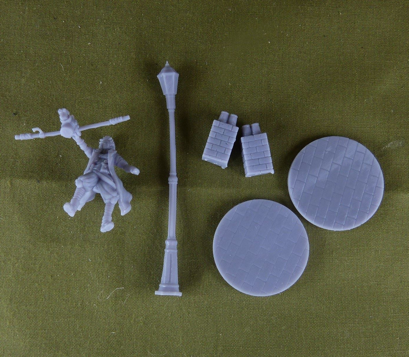 Female Pirate With Accessories - 3D Printed Miniature #5S