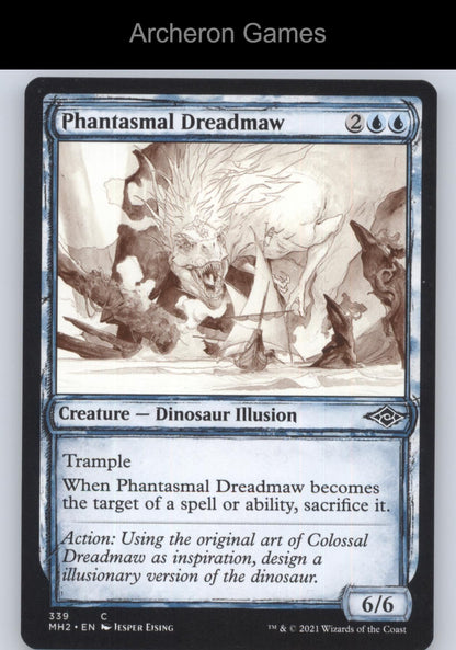 Phantasmal Dreadmaw (Showcase) 339 C MTG Card Modern Horizons 2