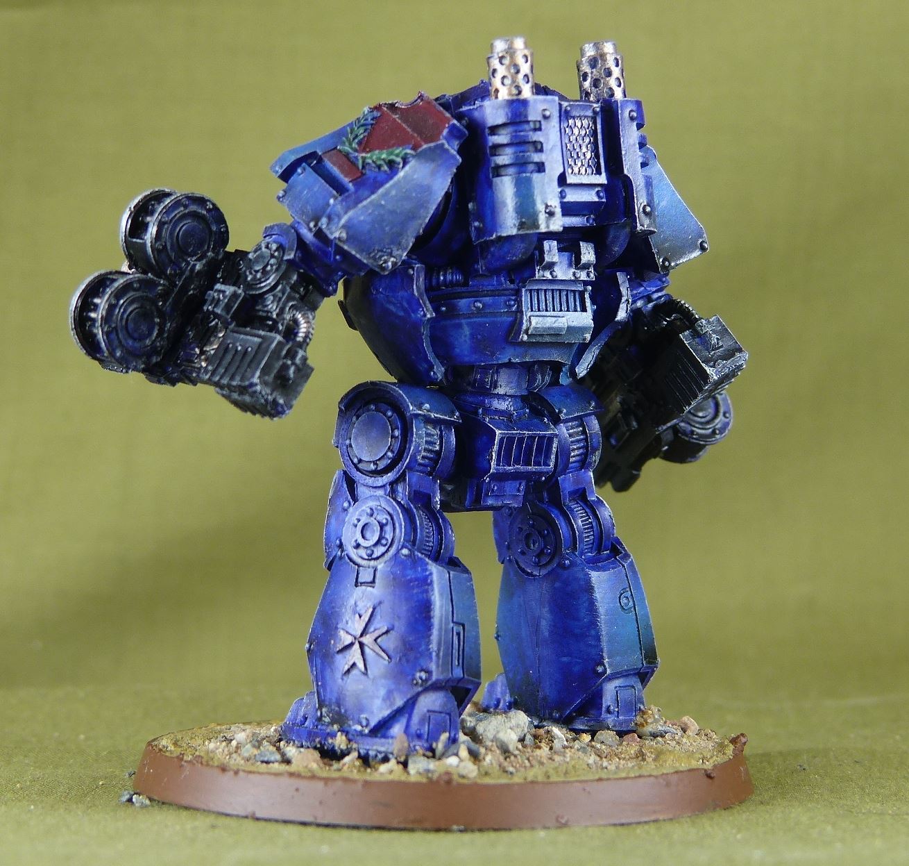 Contemptor Dreadnought - Crimson Fists - Painted - Warhammer 40K #E4