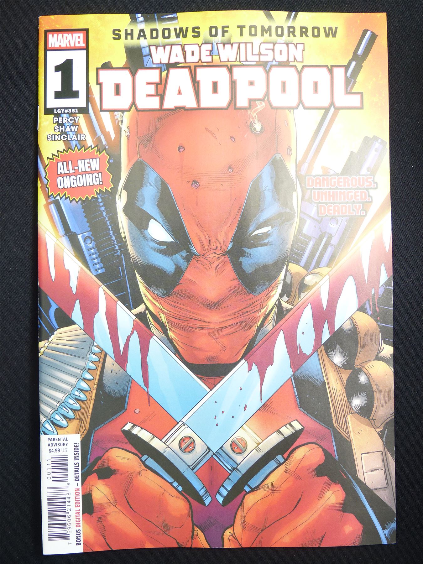 Wade Wilson: DEADPOOL #1 Cvr A - Apr 2026 Marvel Comic #25M