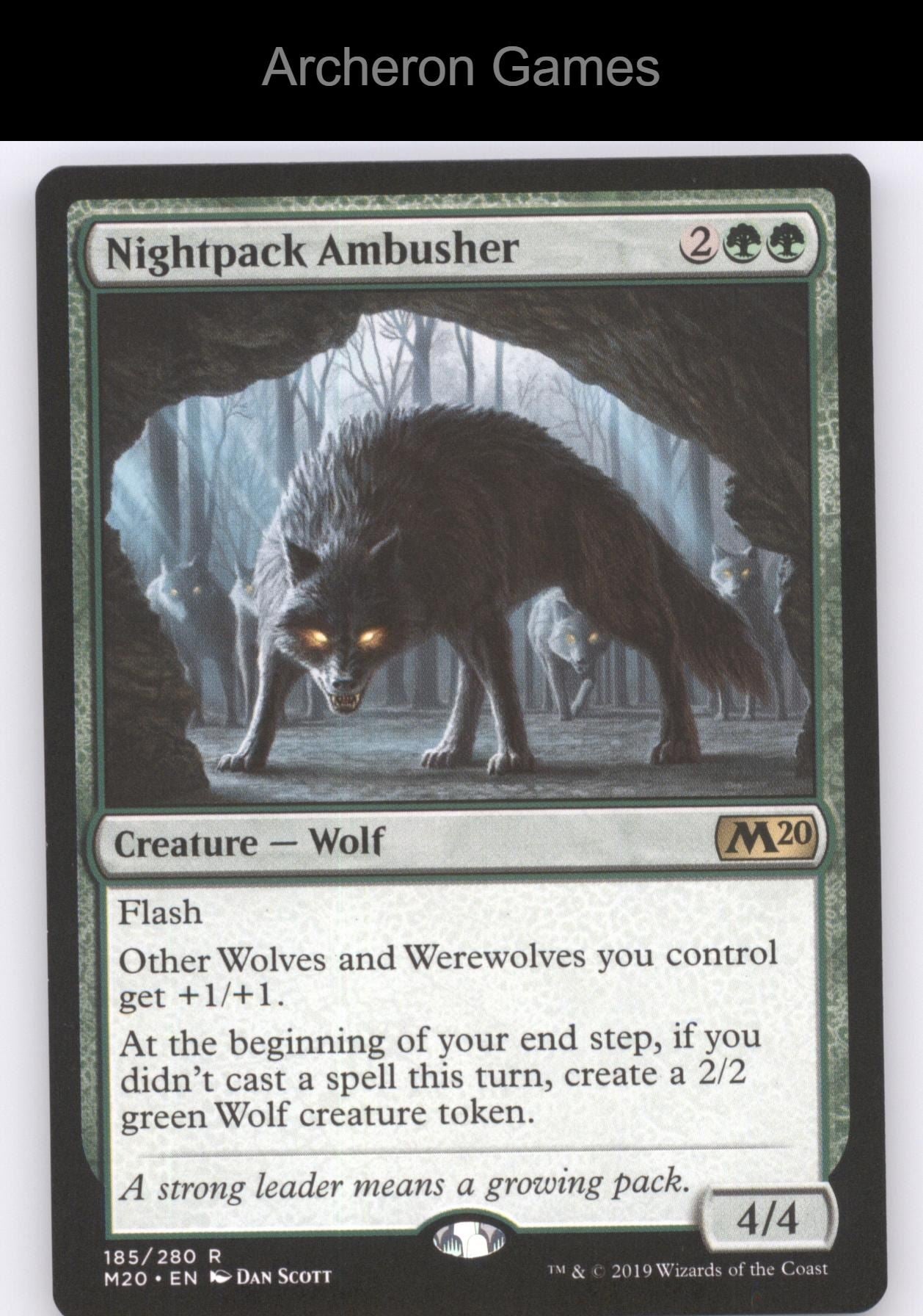 Nightpack Ambusher 185 R MTG Card Core Set 2020
