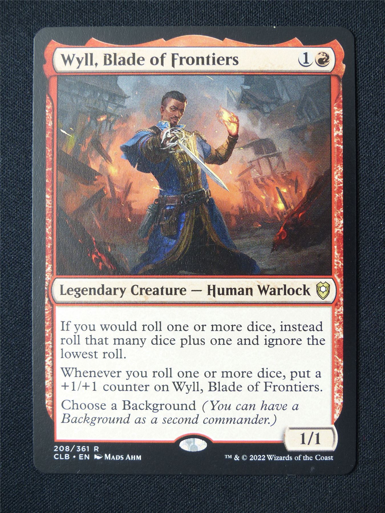 Wyll Blade of Frontiers - CLB - Mtg Card #2PC