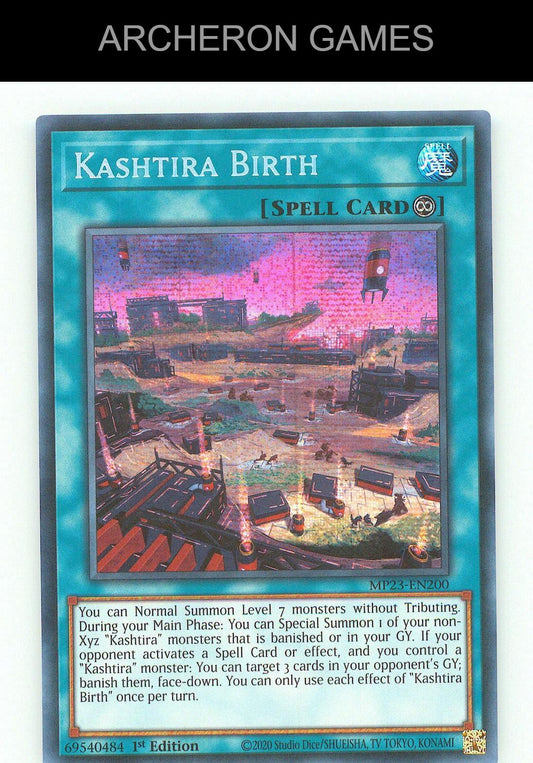 Kashtira Birth SEC YUGIOH Card