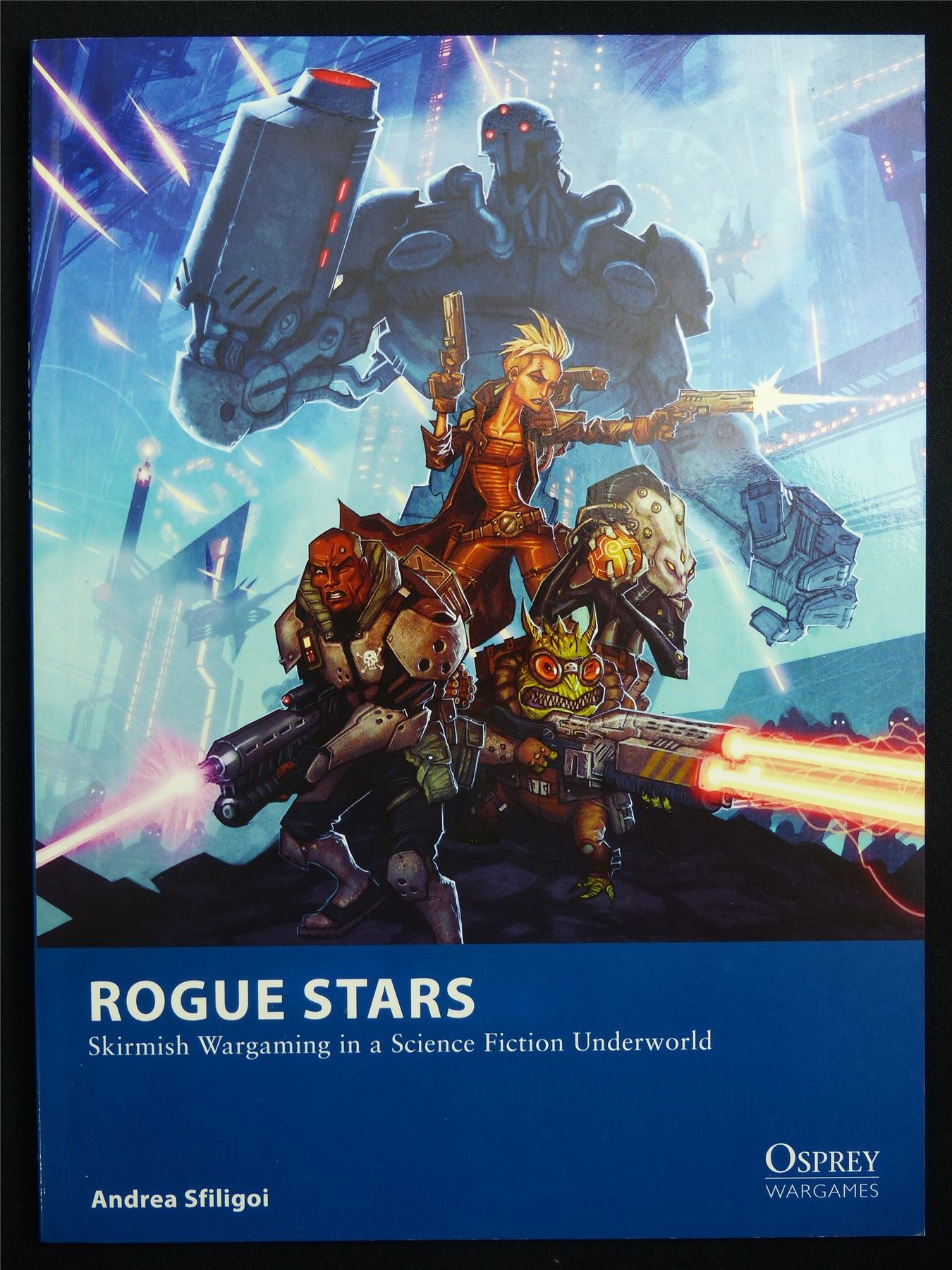 Rogue Stars: Underworld Wargaming Rulebook - Osprey Wargames 17 Softback #DJ