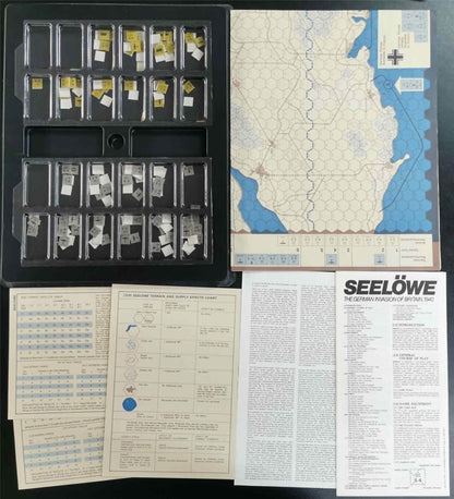 Seelowe The German Invasion of Britain Game: Historical Simulation Game - SPI Game #NQ