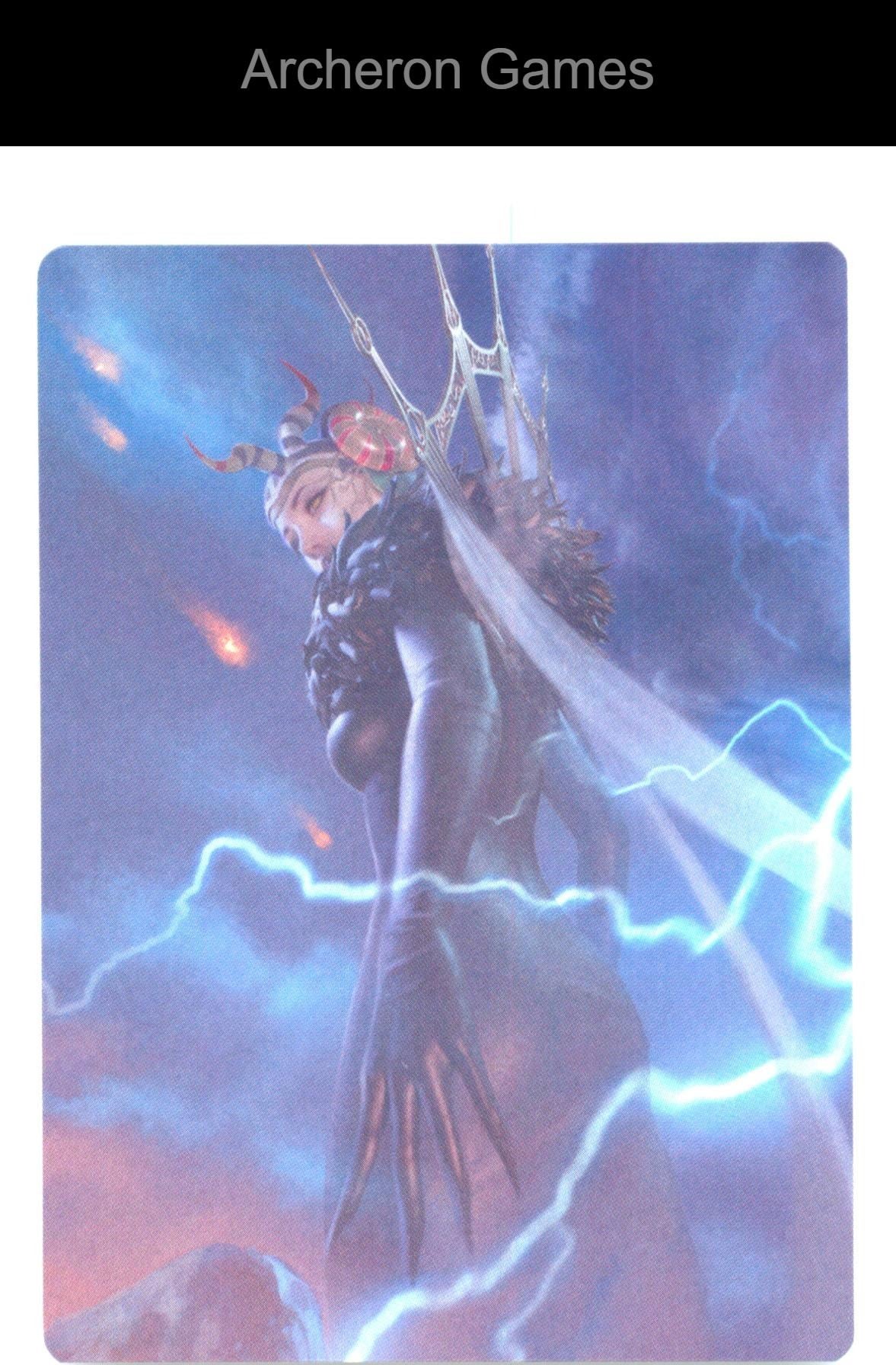 Edea, Possessed Sorceress Scene Art Card AFFIN 7 Special MTG Card NM/EX+