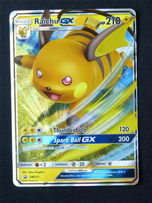 Raichu GX SM213 Promo Holo - Pokemon Card #6VG