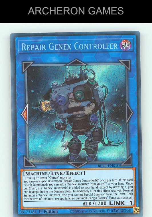 Repair Genex Controller SEC YUGIOH Card