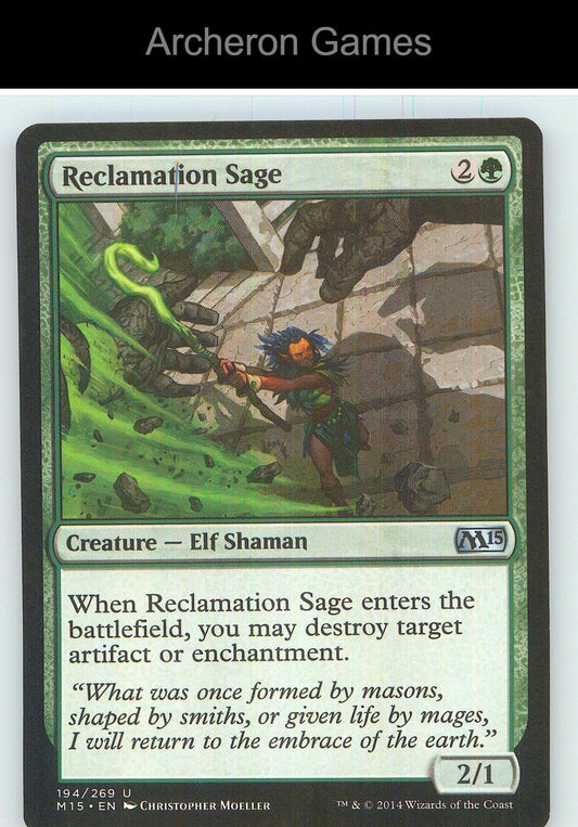 Reclamation Sage M15 194 UC MTG Card NM/EX+