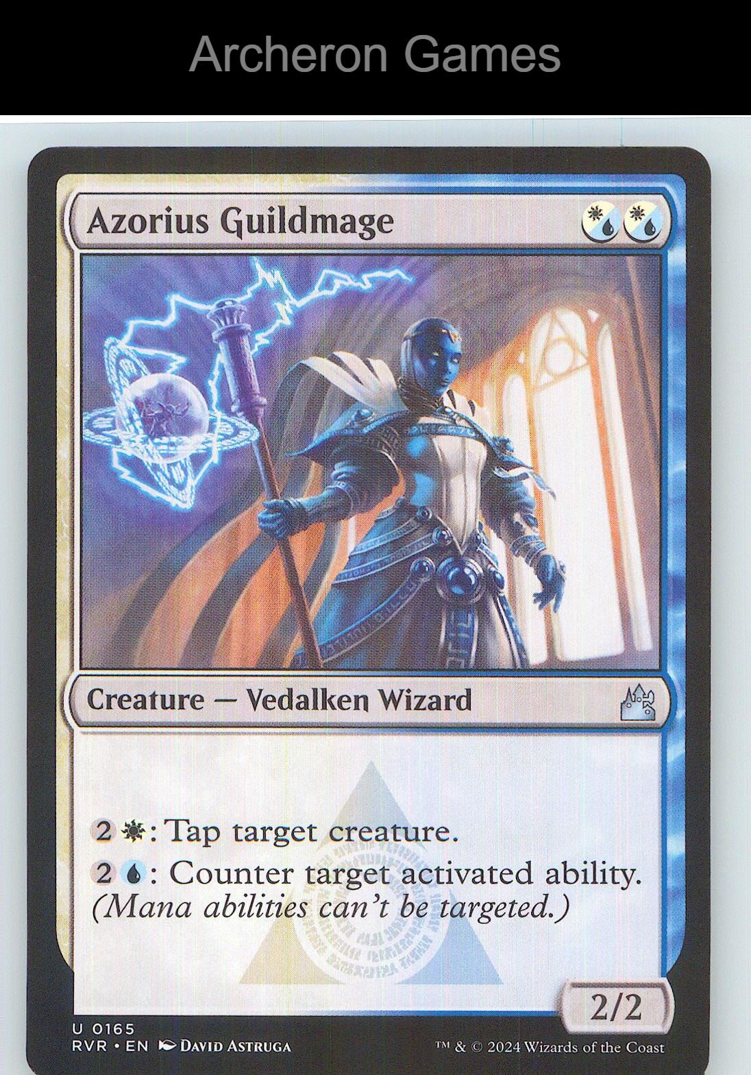 Azorius Guildmage RVR 165 UC MTG Card NM/EX+