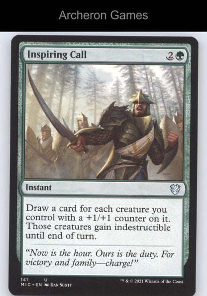 Inspiring Call 141 UC MTG Card Commander: Innistrad: Midnight Hunt
