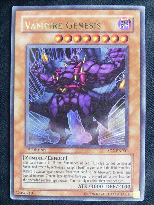 Vampire Genesis SD2 Ultra Rare - 1st ed Yugioh Card #4R1