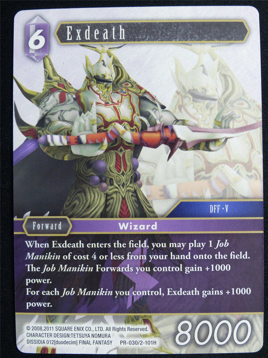 Exdeath PR-030/2-101H - Final Fantasy Card #4T6