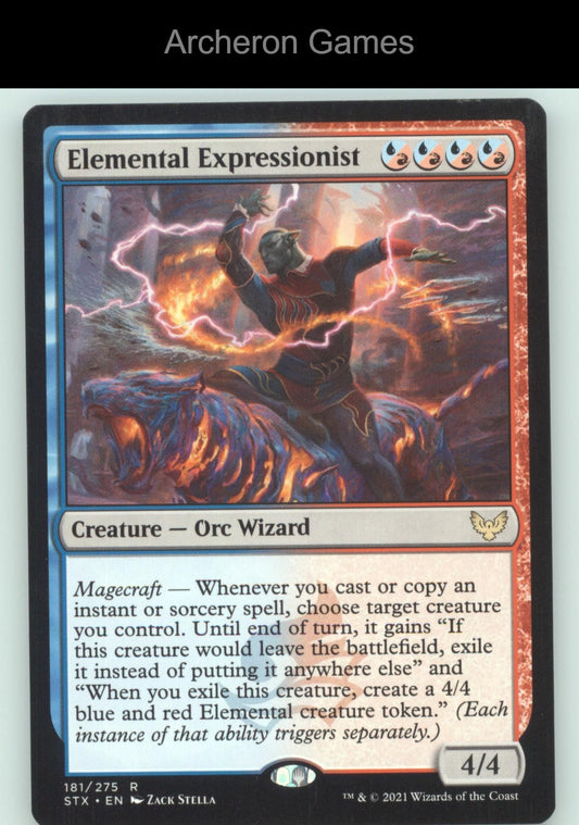 Elemental Expressionist 181 R MTG Card Promo Pack: Strixhaven