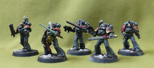 Space Marine Squad set of 5 - Space Marines - Warhammer 40K #2SS