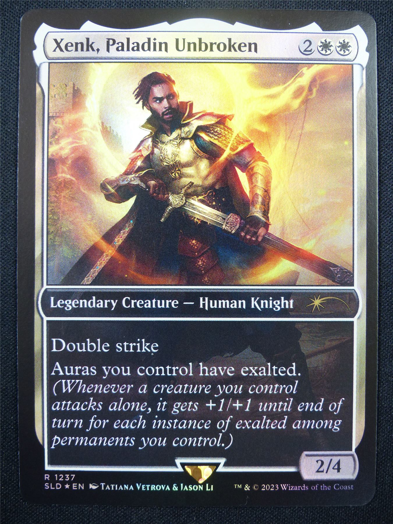 Xenk Paladin Unbroken Foil Secret Lair - SLD - Mtg Card #UE