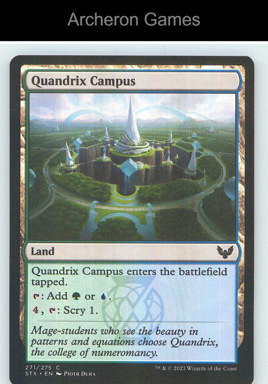 Quandrix Campus STX 271 C MTG Card NM/EX+