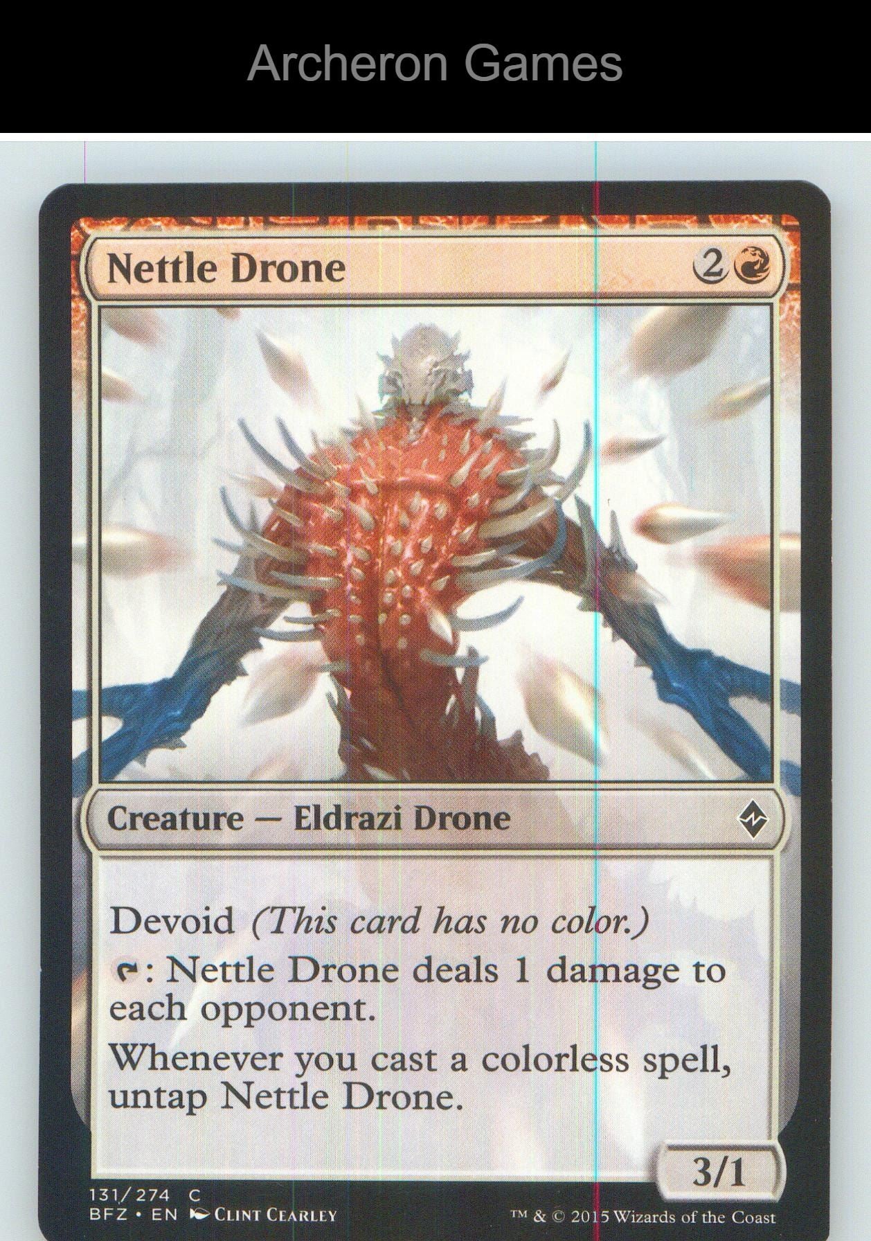Nettle Drone BFZ 131 C MTG Card NM/EX+