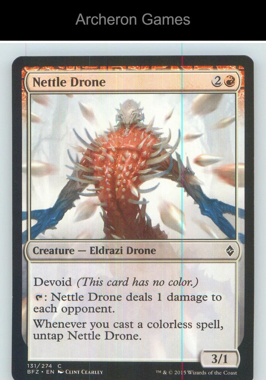 Nettle Drone BFZ 131 C MTG Card NM/EX+