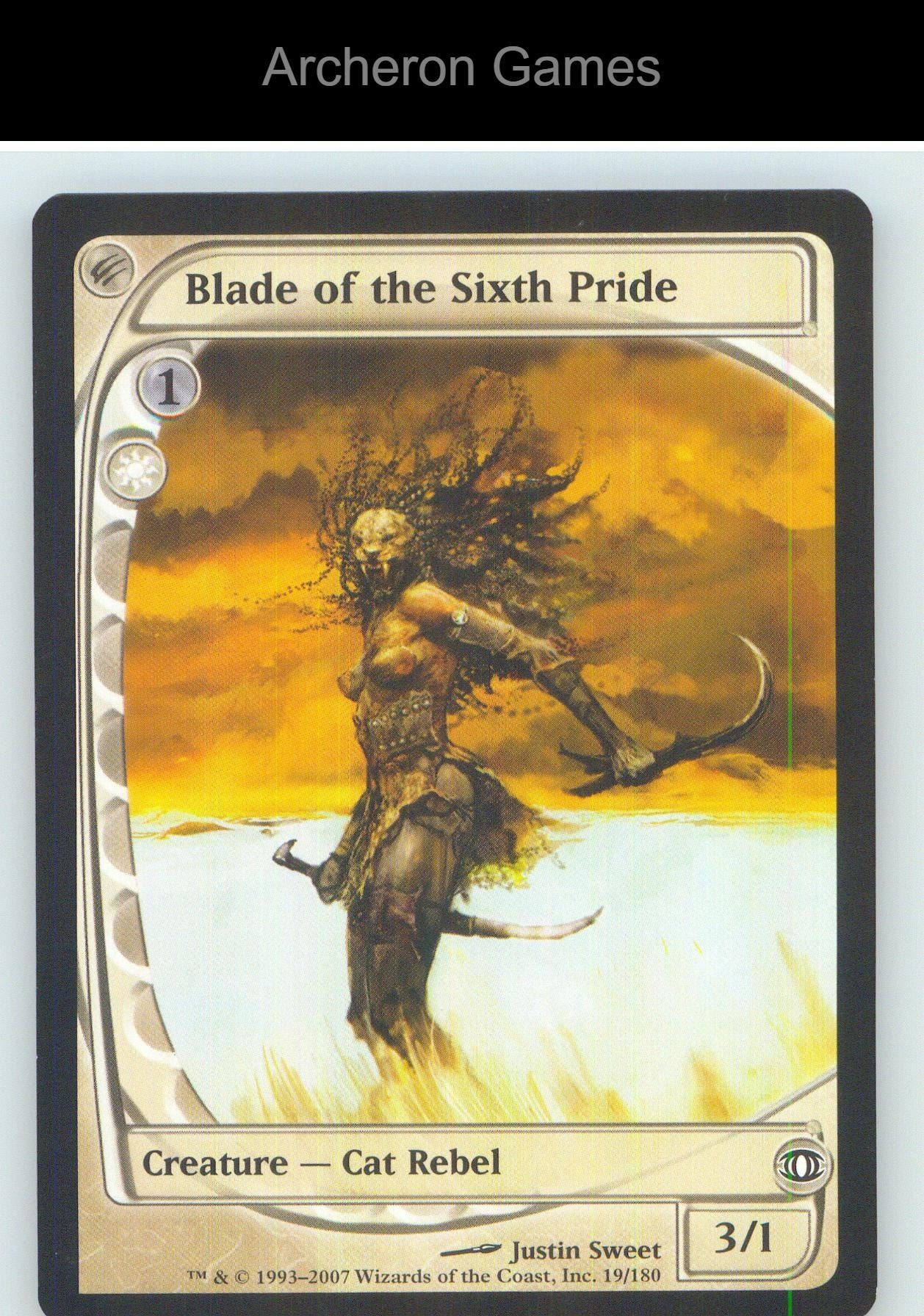 Blade of the Sixth Pride FUT 19 C MTG Card NM/EX+