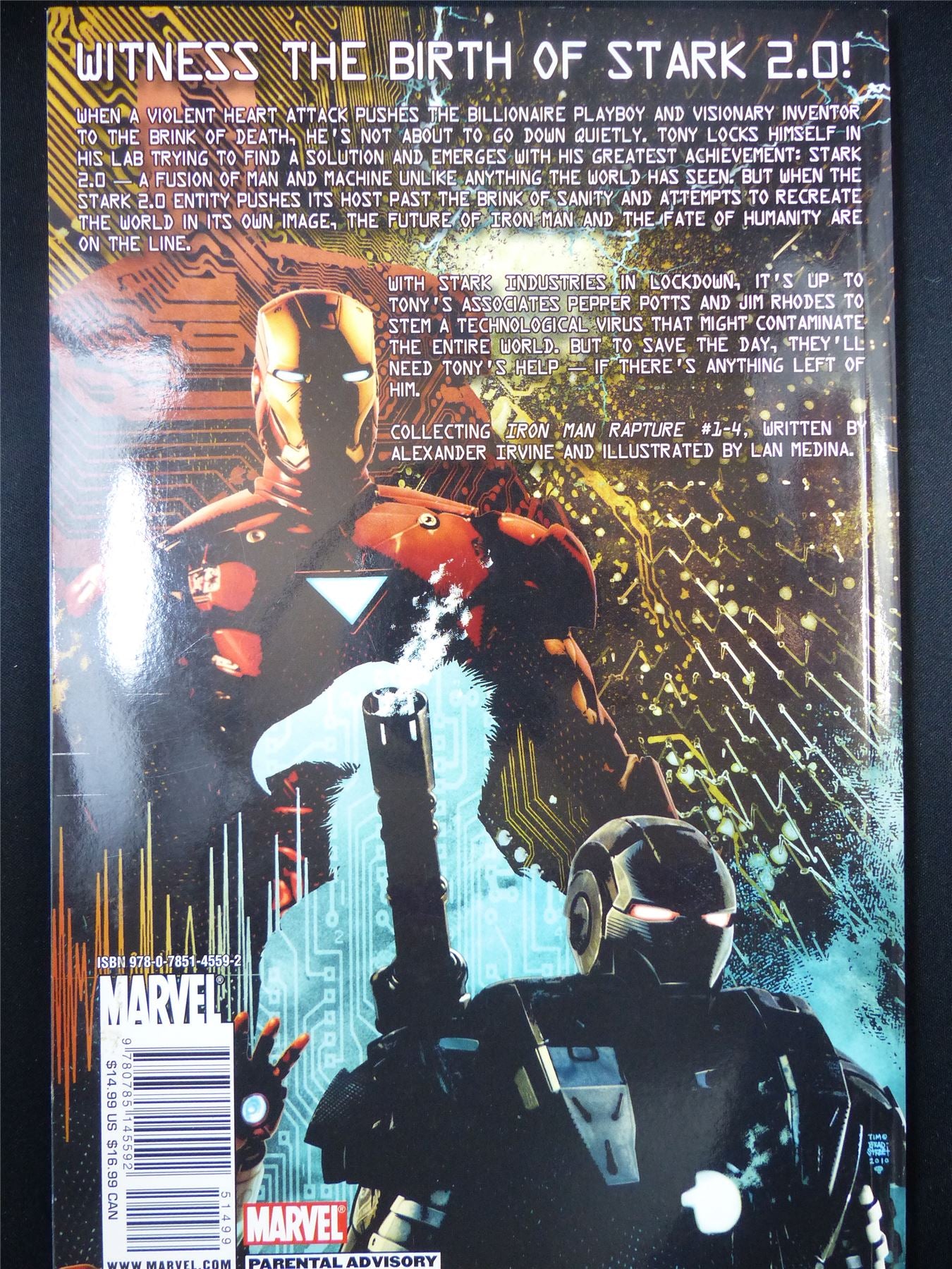 IRON Man: Rapture - Marvel Graphic Softback #CE