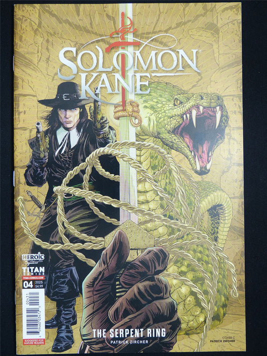 SOLOMON Kane: The Serpent Ring #4 - Titan Comic #NG