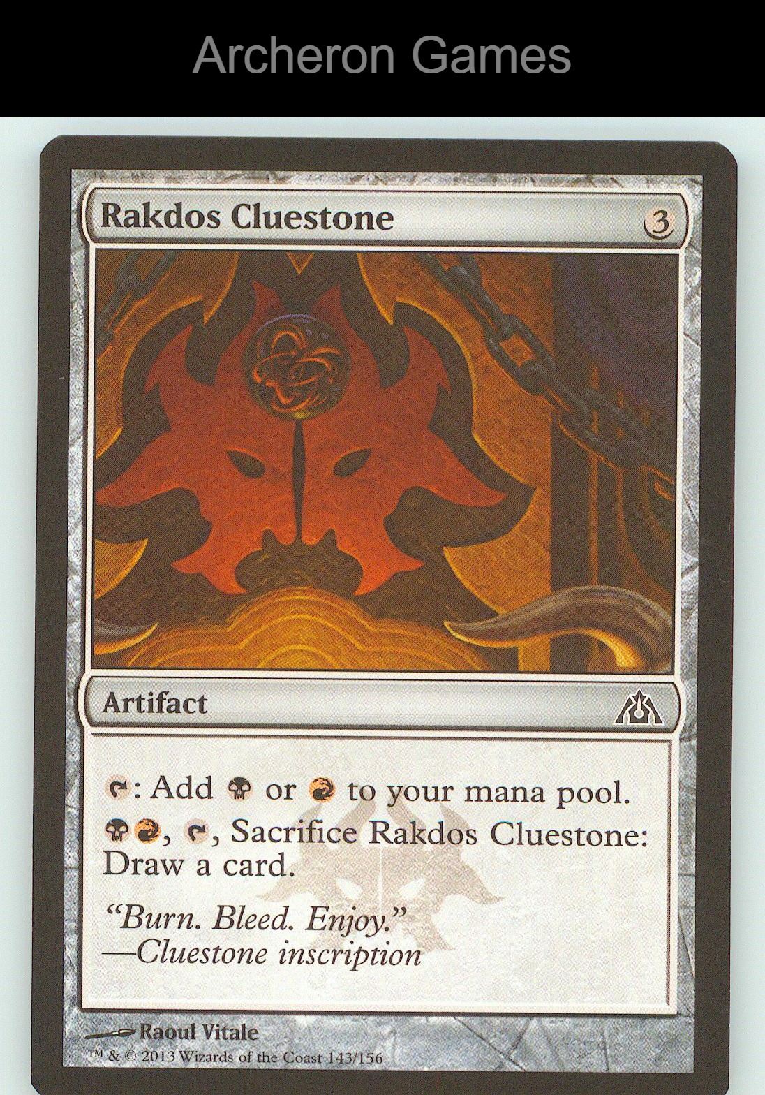 Rakdos Cluestone DGM 143 C MTG Card NM/EX+