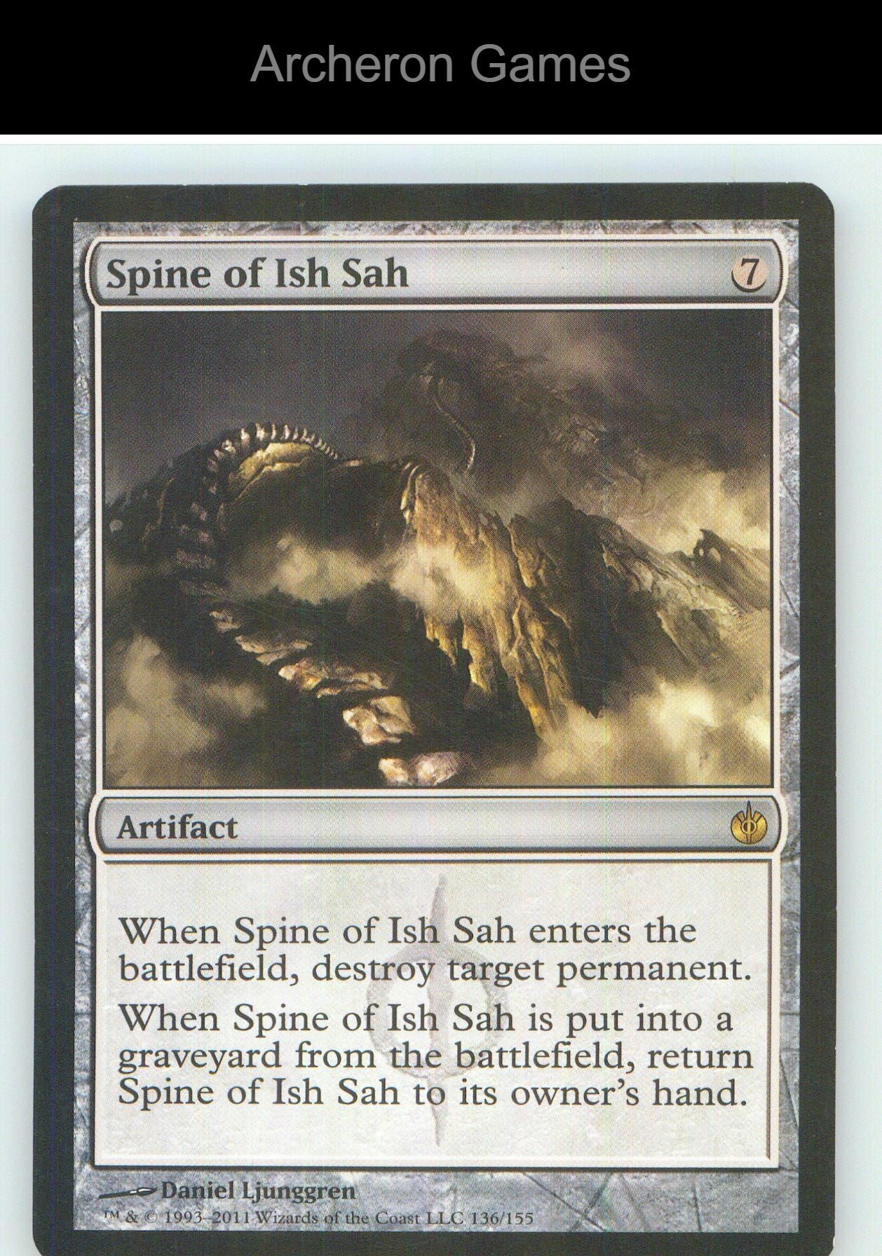 Spine of Ish Sah MBS 136 R MTG Card NM/EX+