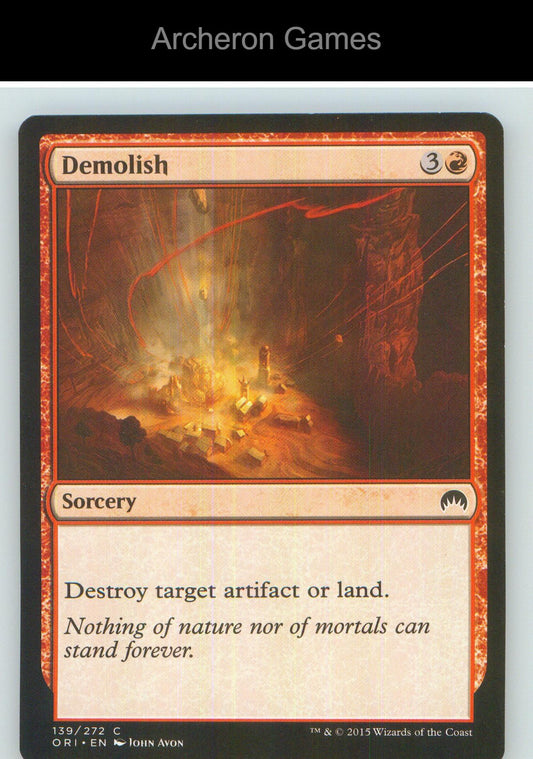 Demolish ORI 139 C MTG Card NM/EX+