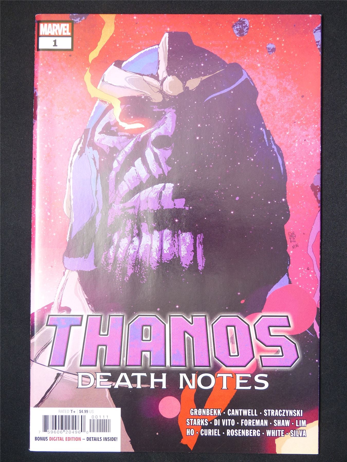 THANOS: Death Notes #1 - Marvel Comic #2R8