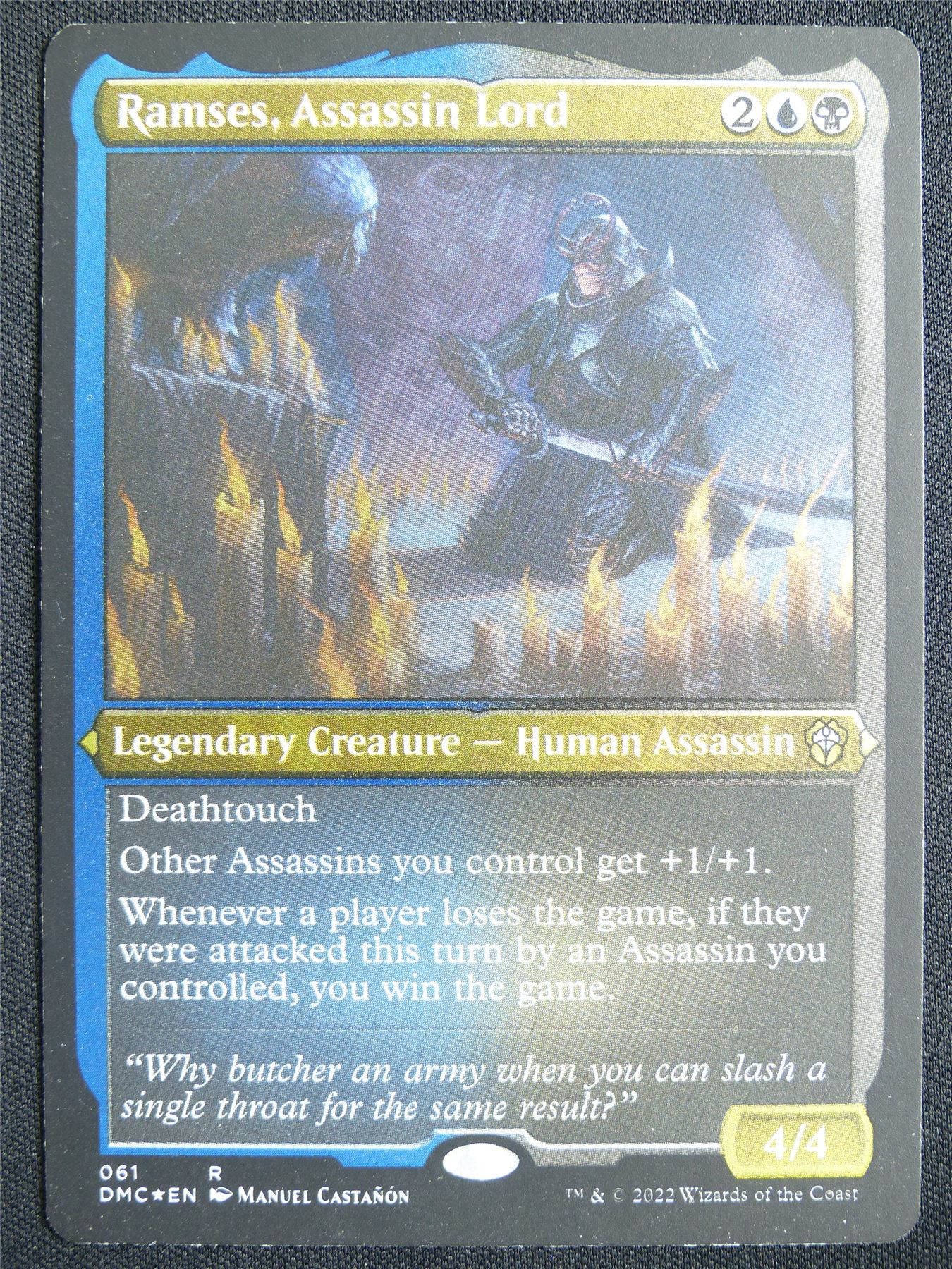 Ramses Assassin Lord Etched Foil - DMC - Mtg Card #1Z7