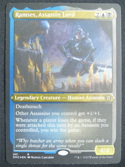 Ramses Assassin Lord Etched Foil - DMC - Mtg Card #1Z7