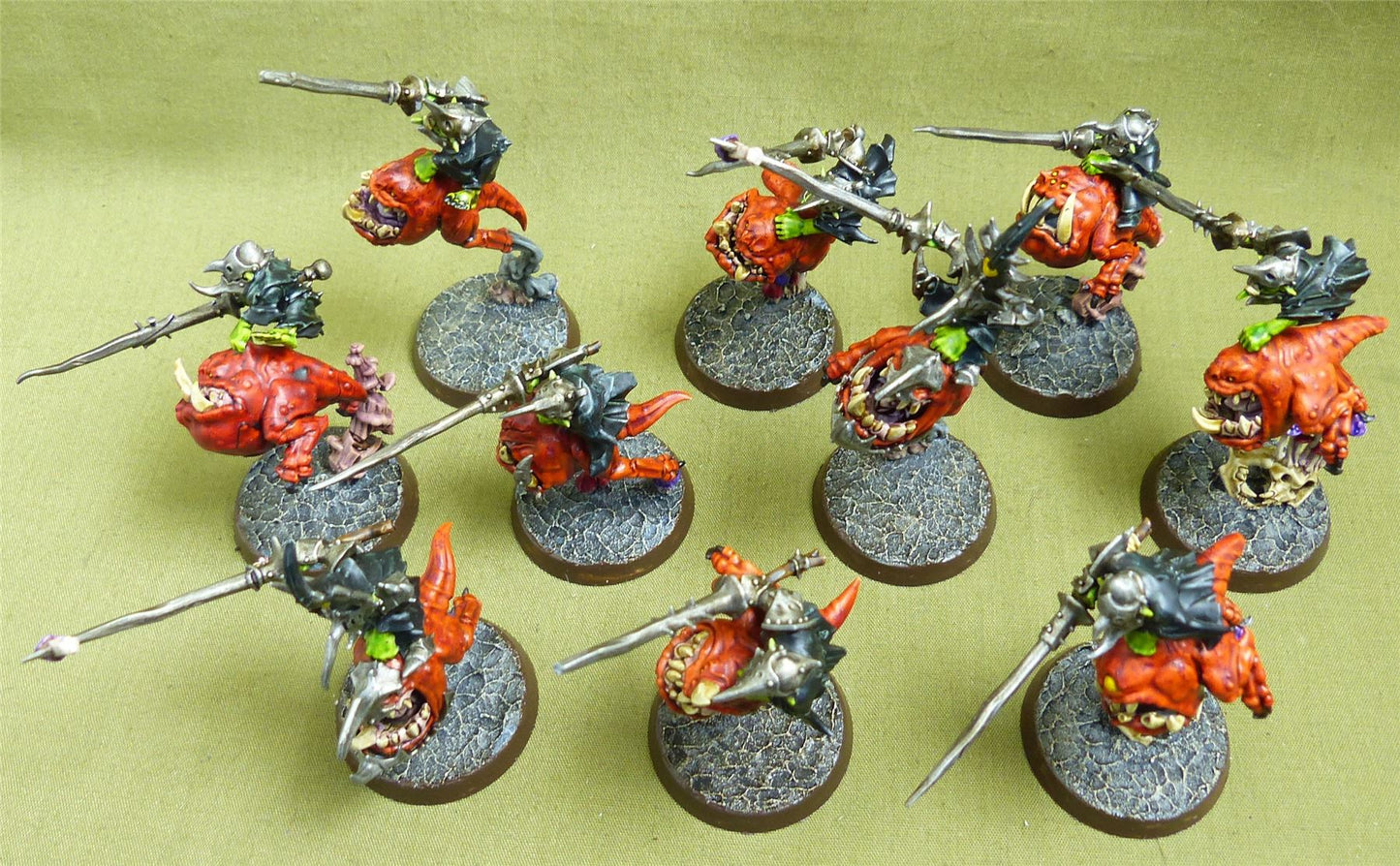 Squig Hoppers painted - Gloomspite Gitz - Warhammer AoS #FM