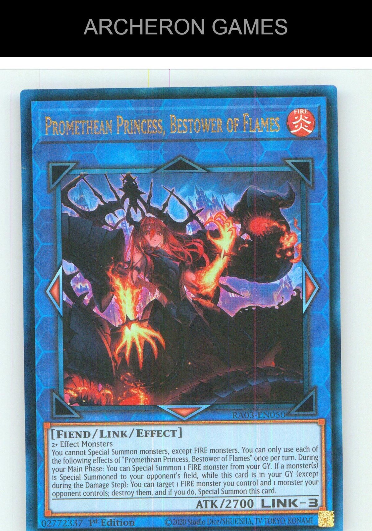 Promethean Princess, Bestower of Flames (PCR) YUGIOH Card 1st Edition