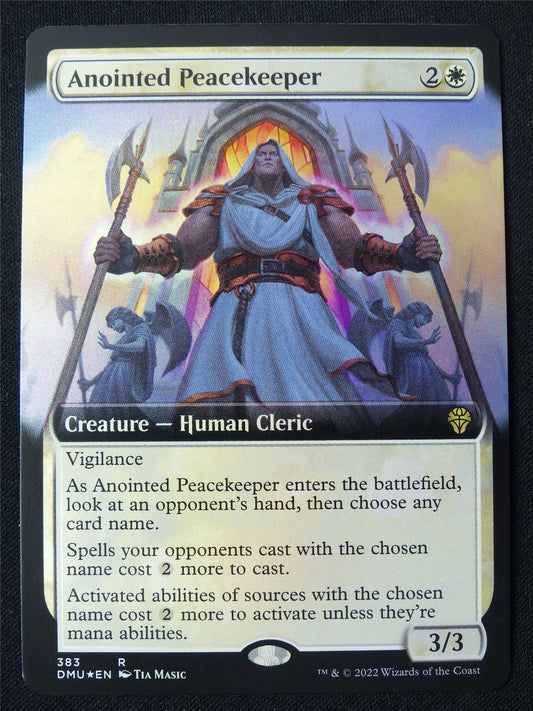 Anointed Peacekeeper Extended Foil - DMU - Mtg Card #2BO