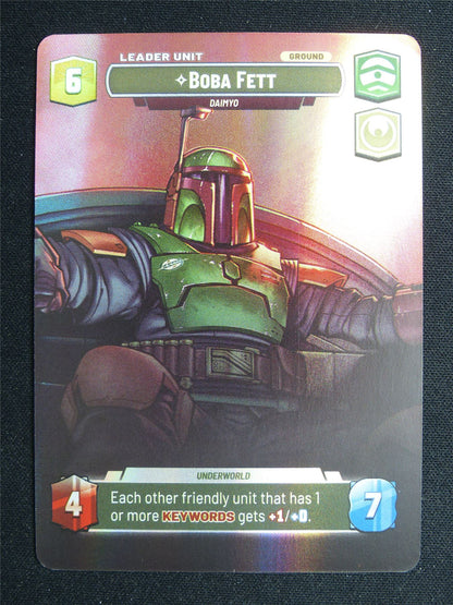 Boba Fett Daimyo 270 - Star Wars Unlimited Card #3UX