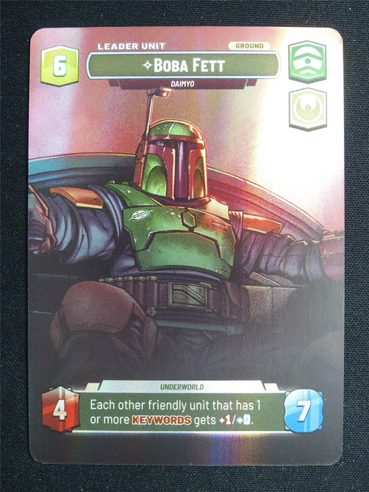Boba Fett Daimyo 270 - Star Wars Unlimited Card #3UX