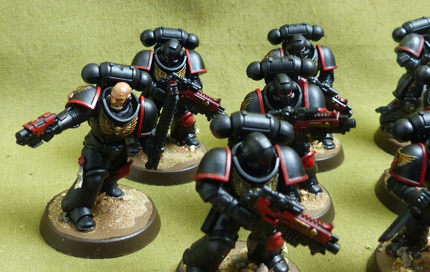 Intercessor Squad painted - Blood Angels - Warhammer 40K #3Z8