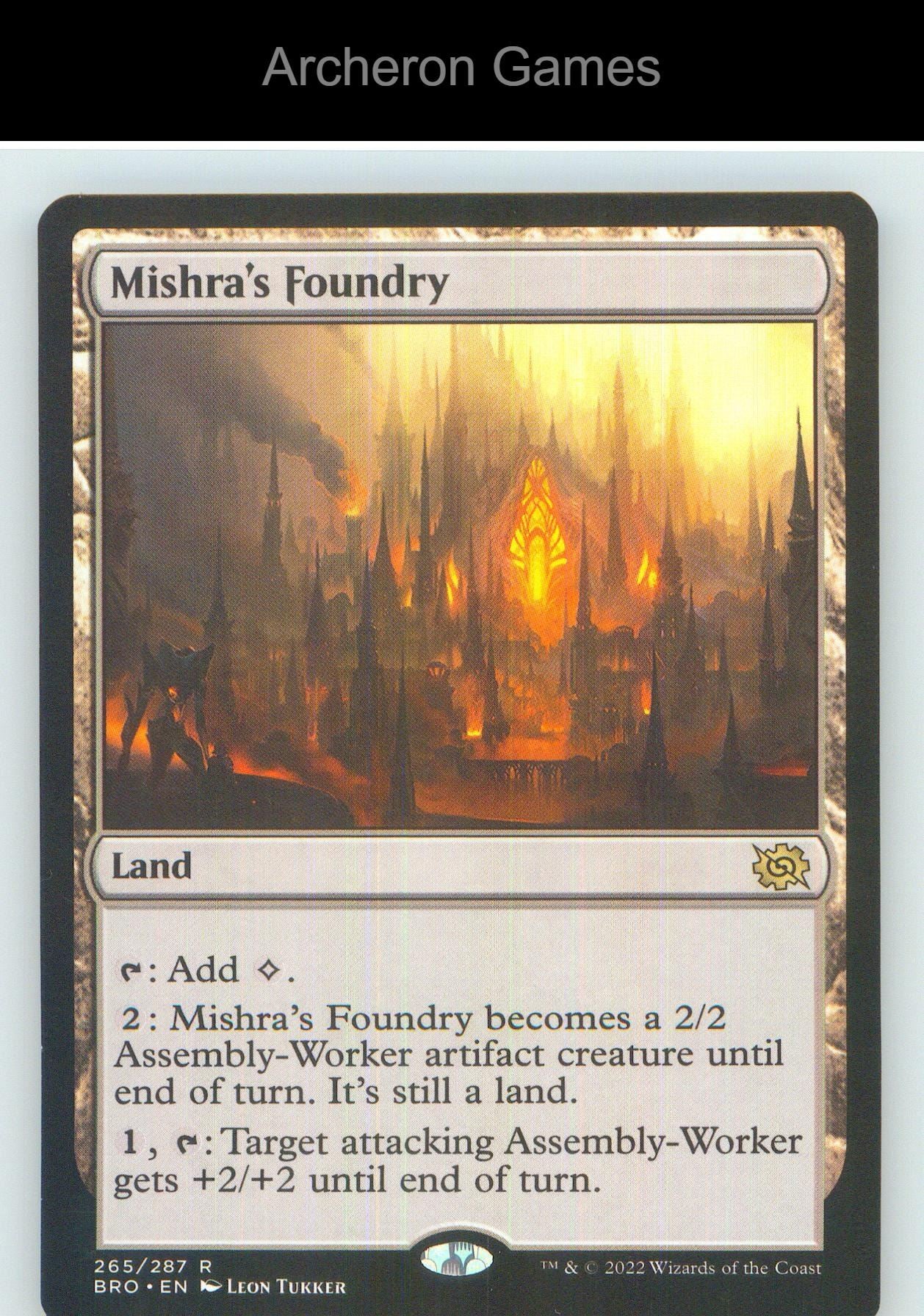 Mishra's Foundry BRO 265 R MTG Card NM/EX+
