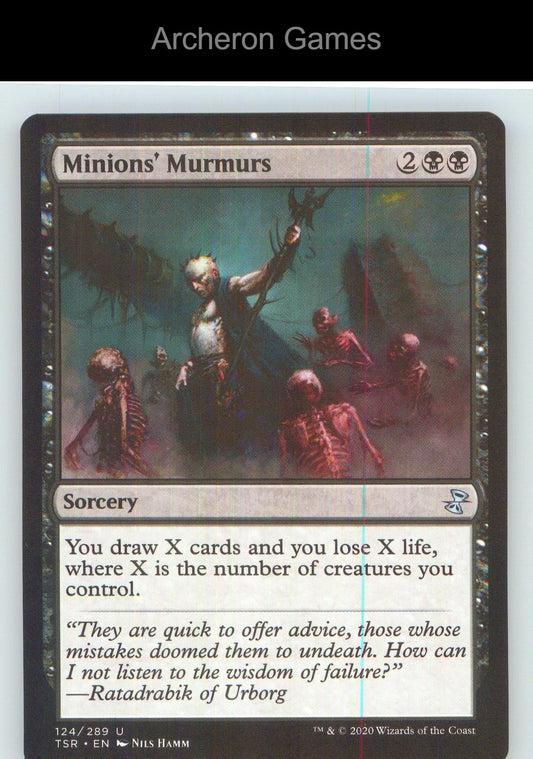 Minions' Murmurs TSR 124 UC MTG Card NM/EX+